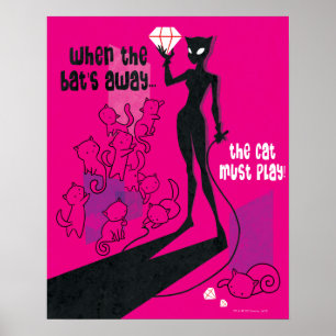Poster Le chat doit jouer