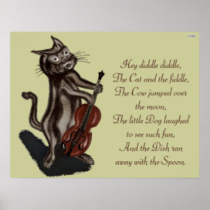 Poster Le Chat et le Violon