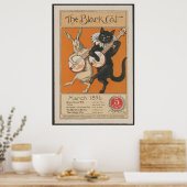 Poster Le chat noir (Cuisine)