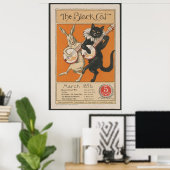 Poster Le chat noir (Bureau à domicile)