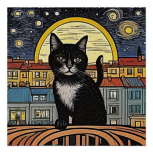 Poster Le chat noir 4