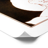 Poster Le chat noir, Aubrey Beardsley (Coin)