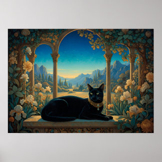 Poster Le Chat Noir de la Loggia Dorée