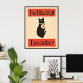 Poster Le chat noir Décembre 1890 (Bureau à domicile)