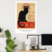 Poster "Le Chat Noir" | Steinlen 1896 | Art nouveau (Bureau à domicile)