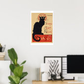 Poster "Le chat Noir" | Steinlen | Art nouveau  (Bureau à domicile)