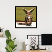 Poster Le chat nordique n'est pas amusé (Bureau à domicile)