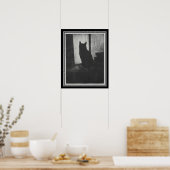 Poster "Le chat" vers 1900 par CRW Nevinson (Cuisine)