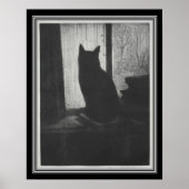 Poster "Le chat" vers 1900 par CRW Nevinson (Devant)