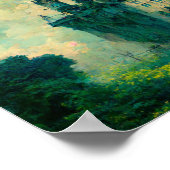 Poster Le Château Abandonné Imaginaire Sci-Fi (Coin)