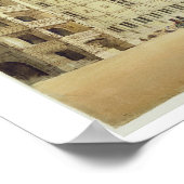 Poster Le Château de Blois (avec papier) (Coin)