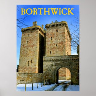 Poster le château de borthwick