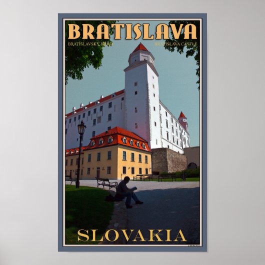 Poster Le château de Bratislava (Devant)
