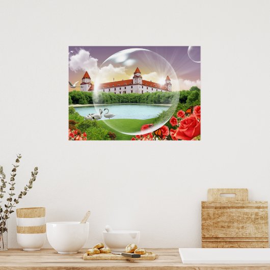 Poster Le château de Bratislava (Cuisine)