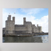 POSTER LE CHÂTEAU DE CAERNARFON (Devant)