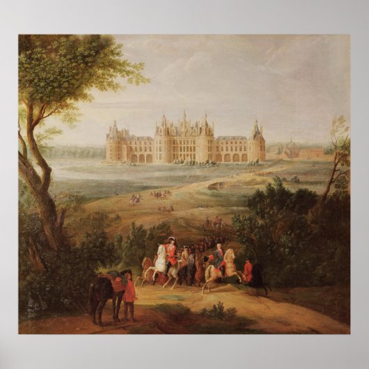 Poster Le château de Chambord, 1722 (Devant)