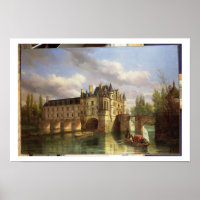Le Château de Chenonceau, 1843 (huile sur toile)
