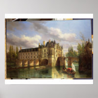 Le Château de Chenonceau, 1843 (huile sur toile)