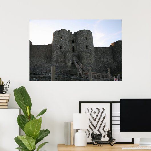 Poster Le château de Harlech (Bureau à domicile)
