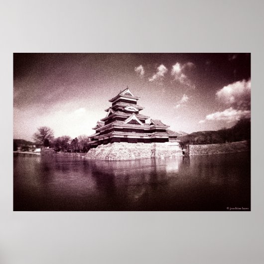 Poster Le château de Matsumoto, Japon (Devant)