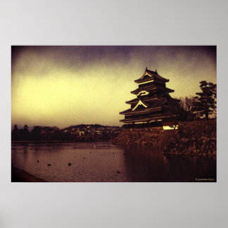 Poster Le château de Matsumoto, Japon