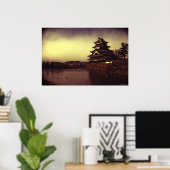Poster Le château de Matsumoto, Japon (Bureau à domicile)