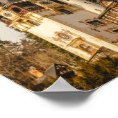 Poster Le Château de Peles dans le Comté de Prahova, Roum (Coin)