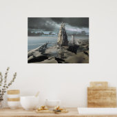 Poster Le château de sable (Cuisine)