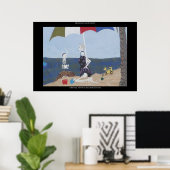 Poster Le château de sable de grand-mère (Bureau à domicile)