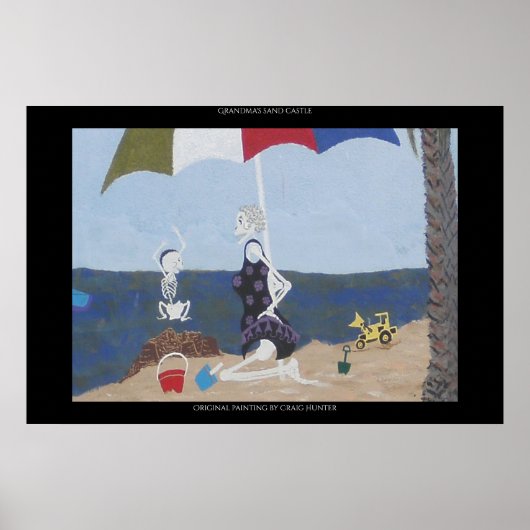 Poster Le château de sable de grand-mère (Devant)