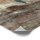 Poster Le château de Saint-Cloud après l'incendie (Coin)