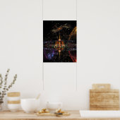 Poster Le château de Wizard (16x20) (Cuisine)