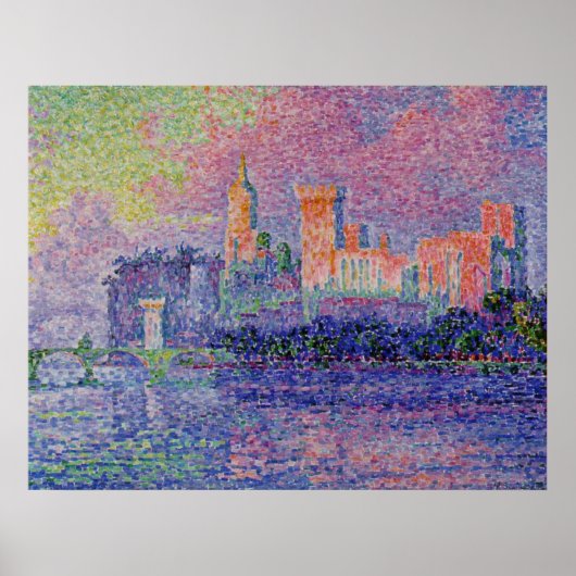 Poster Le Château des Papes de Signac (Devant)