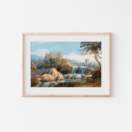 Poster Le château d'Orsini | Giovanni Battista Busiri