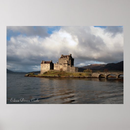 Poster Le château Eilean Donan (Devant)