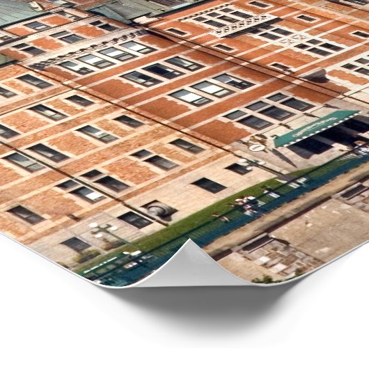 Poster Le Château Frontenac à Québec, Canada. (Coin)