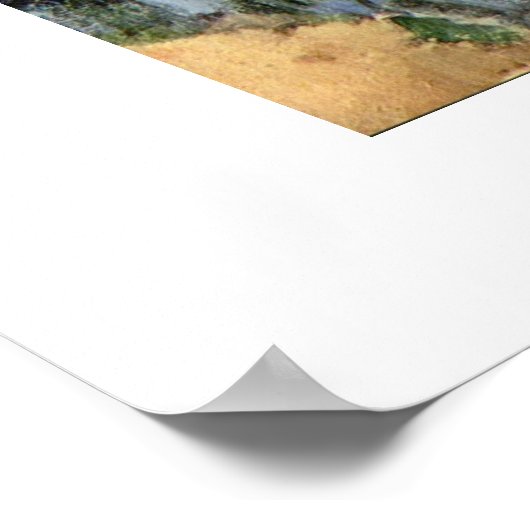 Poster Le Château Noir Par Paul Cezanne (Coin)