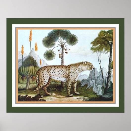 Poster "Le Cheetah" 1886 par Aloys Zotl (Devant)