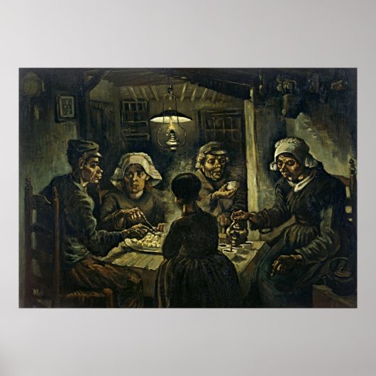 Poster Le chef-d'oeuvre de Van Gogh : Les mangeurs de pom (Devant)