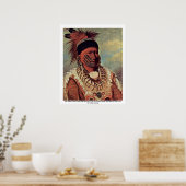 Poster Le Chef Du Nuage Blanc De L'Iowa (Cuisine)