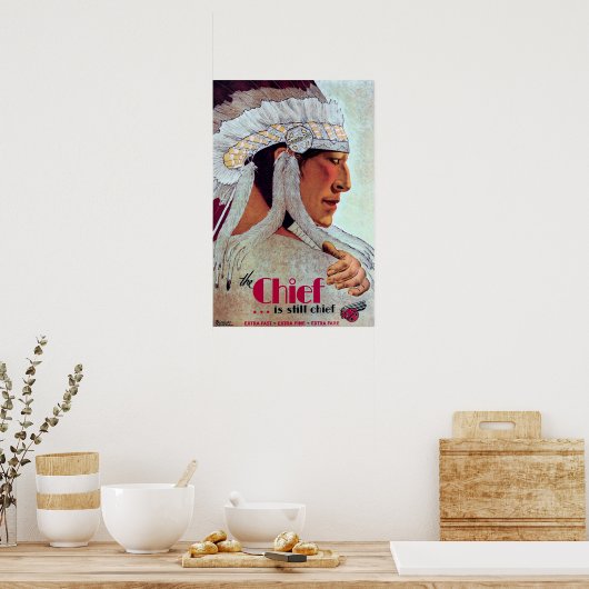 Poster LE CHEF ..... est toujours CHEF c. 1929 (Cuisine)