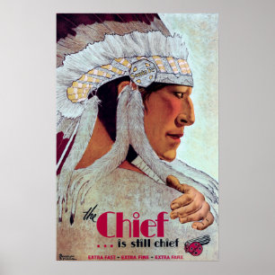 Poster LE CHEF ..... est toujours CHEF c. 1929