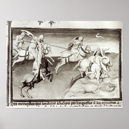 Poster Le chef mongol, Hulagu, khan de l'Ilkhanate (Devant)