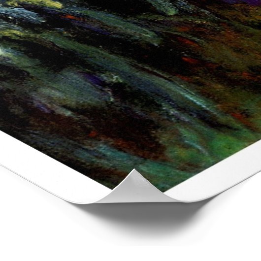 Poster Le chemin à travers les Irises (Coin)