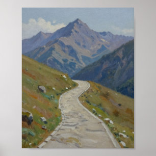 Poster Le chemin ascendant : un voyage à travers la lumiè