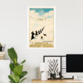 Poster Le Chemin-de-Fer du Grand-Saint-Bernard (Bureau à domicile)