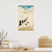 Poster Le Chemin-de-Fer du Grand-Saint-Bernard (Cuisine)