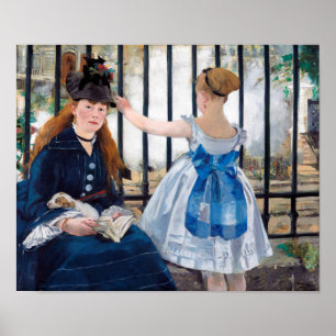 Poster Le Chemin de fer, Edouard Manet