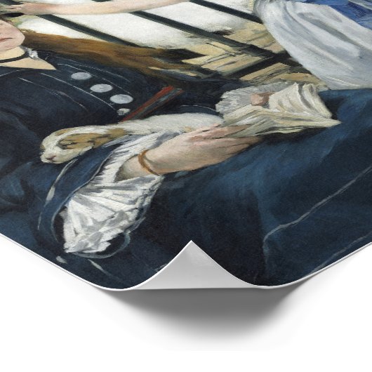 Poster Le chemin de fer | Édouard Manet (Coin)