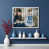 Poster Le Chemin de fer par Édouard Manet, Art